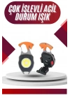 BFS 7 Modlu Mini Led Lamba Anahtarlık USB Şarjlı Kamp İçin Taşınabilir