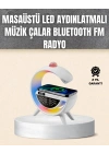 BFS 7 Ses Efektli RGB Işıklı FM Destekli Kablosuz Şarjlı Bluetooth Hoparlör