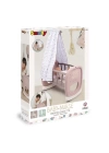 BFS  7600220373 Smoby Baby Nurse Oyuncak Bebek için Sallanan Beşik Oyun Seti +18 ay