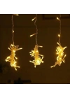 BFS  8 Fonksiyonlu 200 Led 10 Saçak Şerit Led 2x2 Perde İp Led  (Gün Işığı)