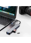 BFS  8 in 1 Usb Çevirici Notebook Macbook Type-C Uyumlu Görüntü Aktarıcı Hub