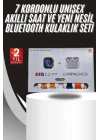 BFS 9 Ultra Akıllı Saat 49mm 2inç Ekran 7 Kordonlu ve Bluetooth Kulaklık