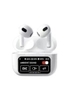 BFS A10 Pro Aktif Gürültü Engelleyici Özellikli Dijital Ekranlı Airpods Bluetooth Kulaklık - Beyaz