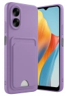 BFS   A38 Kılıf Kelvin Kartvizitli Silikon - Lila