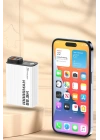 BFS A40Q 10.000 mAh PD 20W Mini Powerbank - Siyah-Beyaz