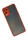 BFS   A54 4G Kılıf Montreal Silikon Kapak - Kırmızı