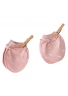 BFS     AC23070 Floral 100% Organic Cotton Prematüre Eldiven Pink