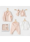 BFS     AC24110 Cute Bunnies Be Sking 5 Parça Hastane Çıkışı Pink