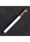 BFS Addi Champagner 12mm 15cm Plastik Simli Yün Tığ -