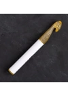 BFS Addi Champagner 15mm 15cm Plastik Simli Yün Tığ -