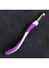 BFS Addi Swing 8mm 16cm Mor Ergonomik Yün Tığ - 140-7
