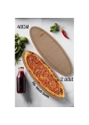 BFS Ahşap Pide Sunum ve Kesim Tahtası 2 adet 40 Cm