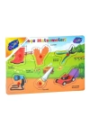 BFS   Ahşap Tutmalı Bahçe Malzemeleri Puzzle