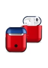 BFS Airpods 2 (2.nesil) 3in1 Kılıf - Kırmızı-Lacivert