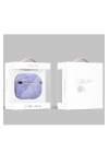BFS  Airpods 2 (2.nesil) Bright Simli Airpods Kapak - Derin Mor