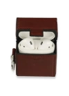 BFS Airpods 2 (2.nesil) Deri Kılıf - Bordo