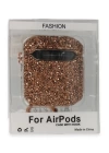 BFS Airpods 2 (2.nesil) Mira Taşlı Kılıf - Rose Gold