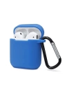 BFS Airpods 2 (2.nesil) Sert Silikon Kılıf - Mavi