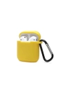 BFS  Airpods 2 (2.nesil) Sert Silikon Kılıf - Sarı
