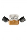 BFS Airpods 3 (3.nesil) Basmalı Kılıf - Kahverengi-Siyah