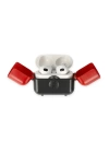 BFS Airpods 3 (3.nesil) Basmalı Kılıf - Siyah-Kırmızı
