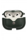 BFS  Airpods 3 (3.nesil) Çanta Deri Kılıf - Haki Yeşil