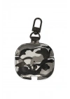 BFS Airpods 3 (3.nesil) Çanta Kamuflaj Deri Kılıf - Gri