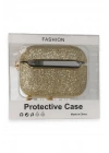 BFS Airpods 3 (3.nesil) Spell Simli Kılıf - Gold