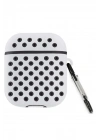 BFS Airpods 3 (3.nesil) Spor Delikli Kılıf - Gri-Siyah