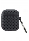 BFS Airpods 3 (3.nesil) Spor Delikli Kılıf - Siyah-Siyah