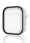 BFS Airpods 4 (4.nesil) Shiny Şeffaf Kılıf - Siyah
