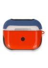 BFS Airpods Pro (1.nesil) 3in1 Kılıf - Kırmızı-Lacivert