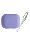 BFS Airpods Pro 2 (2.nesil) 405 Deri Kılıf - Lila