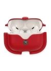 BFS Airpods Pro 2 (2.nesil) Çanta Deri Kılıf - Kırmızı
