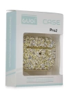 BFS Airpods Pro 2 (2.nesil) Luz Taşlı Kılıf - Gold