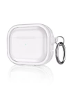 BFS Airpods Pro 2 (2.nesil) Shiny Şeffaf Kılıf - Beyaz