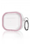 BFS Airpods Pro 2 (2.nesil) Shiny Şeffaf Kılıf - Pembe