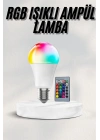 BFS Akıllı RGB Led Ampul Led Uzaktan Kumandalı Renk Değiştiren Ampul
