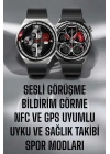 BFS Akıllı Saat GPS VE NFC Özelliği Sesli Görüşme Dokunmstik Ekran