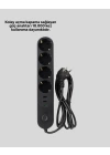 BFS Akım Korumalı Çoklu Priz 4’lü 2 USB 1 Type-C 2500W Güçlü Tasarım