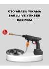 BFS Akülü Araba Yıkama Makinesi 21V Güçlü Basınçlı ve Çift Akülü Taşınabilir