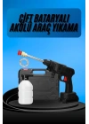 BFS Akülü Oto Araç Yıkama Yüksek Basınçlı Araba Yıkama Makinesi Şarjlı