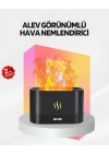 BFS Alev Görünümlü Hava Nemlendirici Kumandalı LED Işıklı Aromatik Difüzör