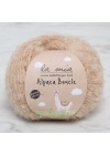 BFS  Alpaca Boucle 50 Gr Bej El Örgü İpi - L308 - 34389