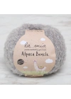 BFS  Alpaca Boucle 50 Gr Gri El Örgü İpi - L302 - 34385
