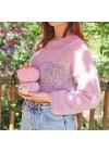 BFS  Alpaca Boucle 50 Gr Mavi El Örgü İpi - L339 - 34390