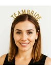 BFS   Altın Renk Team Bride Taç – Gelin ve Nedime Tacı