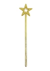 BFS   Altın Renk Yıldız Peri Asası Peri Değneği 34 cm 1 Adet
