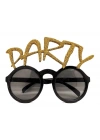 BFS Altın Simli Party Yazılı Parti Gözlüğü Show 15x7 Cm