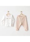 BFS   Andywawa AC25849 Happy Animals 2Li Zıbın Set Beige
